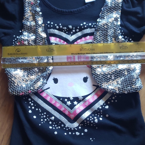 Hello Kitty Little Girls 7 8 T Shirt Sequin Jacket - Picture 5 of 5
